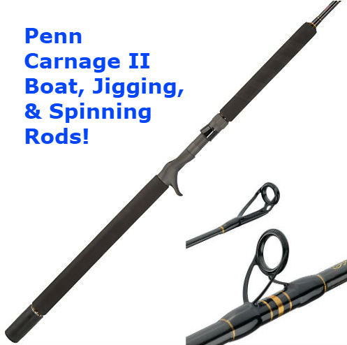 Penn Carnage II Review: Boat & Jigging - Casting & Spinning Rods