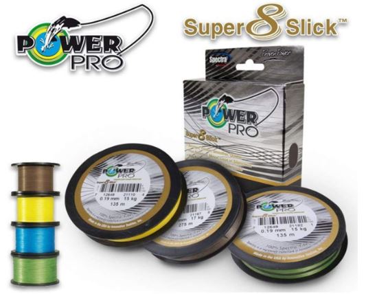Power Pro Super Slick 8 Braid Fishing Line 30lb Test 300 Yds Timber Brown 30#